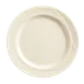 Libbey END-9 China Plate – 9" Round Porcelain Dinner Plate, Cream White, Medium Rim - 24/Case 1 image