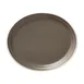 Libbey ENG-8-O Oval China Platter, 12" x 10" x 1" Olive Porcelain, 5‑Year No‑Chip Warranty - 12/Case 1 image