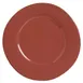 Libbey FH-504R Farmhouse China Plate, 12" Round Wide Rim Porcelain, Barn Red - 12/Case 1 image