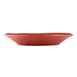 Libbey FH-519R - 6¼" Porcelain Saucer, Red Finish, 2‑7/8" Well, Scratch‑Resistant Vitrified, 36/Case 1 image