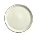 Libbey FH-527 China Plate - 13.5" Round Porcelain, Cream White, Coupe Rim, Scratch-Resistant - 6/Case 1 image