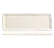 Libbey FH-529 - Rectangular China Tray, 16" x 5-3/4" White Porcelain, Scratch‑Resistant - 12/Case 1 image