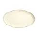 Libbey FH-560MEL - 20½" x 11½" Oval Ivory Melamine Platter, Dishwasher Safe, Farmhouse® Design - 6/Case 1 image