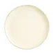 Libbey FH-570MEL - 16" Round Melamine Platter, Ivory Farmhouse, 3/4" Height - 6/Case 1 image