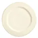Libbey FH-601 - 7‑7/8" Round Medium Rim Porcelain Plate, Cream White, Scratch‑Resistant - 36/Case 1 image