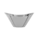 Libbey IB-1 Oval Bowl, 10 oz (0.5 qt), 5"-4" H, Polished Stainless Steel, Satin Interior - 12/Case 1 image