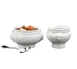 Libbey LH-12 - Soup Tureen, 10 oz, 4.875" Dia x 3" H, White China, Oven‑Proof - 12/Case 1 image