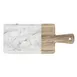 Libbey MWM-127-H Serving Board 12"x7"x0.5" Melamine Faux Wood Look 5" Handle & Hanging Hole - 12/Case 1 image