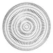 Nachtmann N106160 - 9" Round Lead-Free Crystal Glass Plate, Ethno Design, Dinnerware, 8/Case 1 image