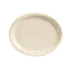 Libbey NR-12 Oval China Platter, 9-3/4" x 7-1/2" Stoneware, Cream White, Narrow Rim - 24/Case 1 image