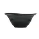 Reserve by Libbey PEB-10-O – 6" Free‑Form Porcelain Bowl, 17 oz Obsidian High Gloss Finish - 12/Case 2 image