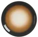 Reserve by Libbey PEB-3-T - 11" Round Coupe Rim Porcelain Plate, Gloss Finish, Tigers Eye, 12/Case 1 image