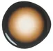Reserve By Libbey PEB-6-T - 10"3/8" Porcelain Plate, High Gloss Tigers Eye Finish - 12/Case 1 image