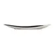 Reserve by Libbey PEB-7-O - Obsidian Porcelain Tray, Free‑Form, 8" x 4" High Gloss Finish - 12/Case 2 image