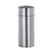Libbey PS-100 - Brushed Stainless Steel Pepper Shaker, 3.5 oz, 4.5" Height, Single Serve - 6/Case 1 image