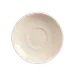 Libbey PWC-2 - 6" Stoneware Saucer, Cream White, Rolled Edge, 6" Dia., 2-1/8" Well - 36/Case 1 image
