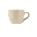 Libbey PWC-35 Demitasse Cup, 3.5 oz Cream White Stoneware, 2-1/4" H x 3-1/2" D - 36/Case 1 image