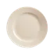 Libbey PWC-45 - 10½" Round China Plate, Cream White Stoneware, Rolled Edge, Medium Rim - 12/Case 1 image