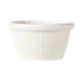 Libbey RM-02 - 2 oz White Fluted China Ramekin, 2‑3/4" D x 1‑1/2" H, Bedrock Ovenware - 36/Case 1 image