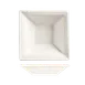 Libbey SL-12 - Square Grapefruit Bowl, 12 Oz (7" x 1.5"), Ultra Bright White Porcelain Slate, 24/Case 1 image