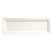 Libbey SL-22 Rectangular China Plate, 16" x 5.5", Ultra Bright White Slate Porcelain - 12/Case 1 image