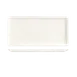 Libbey SL-22C - 16" x 5.5" Rectangular Porcelain Plate, Ultra Bright White Slate™ Coupe Rim - 12/Case 1 image