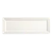 Libbey SL-26S - 12" x 8" China Plate, Bright White Porcelain, Slate™ Finish - 12/Case 1 image