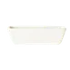 Libbey SL-4 - Porcelain Sauce Dish, 4 oz, 4‑1/4" x 2‑1/2" x 1‑1/4", Bright White - 36/Case 1 image