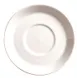 Libbey SYW-5 Espresso Saucer, 4-3/4" Diameter, 2" Well, Bright White Round China - 36/Case 1 image