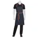 Chef Works AB035-IBL-0 Bib Apron, 34"L x 30"W, Indigo Blue, 100% Cotton Denim, Neck Strap, 4 Pockets 1 image