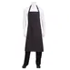 Chef Works ABCKV003-SGY-0 Bib Apron, 40"L x 39"W, Neck Buckle, Steel Gray, 100% Cotton 1 image