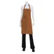 Chef Works ABKV053-NTM-0 Bib Apron, 34"L x 30"W, Neck Buckle, 100% Cotton, Nutmeg Brown 1 image