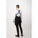Chef Works ABN01-BLK-0 Largo Bib Apron, 31"L x 38"W, Adjustable Neck Strap, Black, Poly/Cotton 2 image