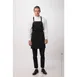 Chef Works ABN01-BLK-0 Largo Bib Apron, 31"L x 38"W, Adjustable Neck Strap, Black, Poly/Cotton 1 image