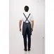 Chef Works ABN01-BLU-0 Largo Bib Apron, 31"L x 38"W, Adjustable Neck Strap, Poly/Cotton, Blue 1 image