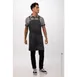 Chef Works ABN01-CHR-0 Largo Bib Apron, 31"L x 38"W, Charcoal, Adjustable Neck Strap, Poly/Cotton 1 image