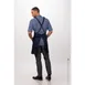 Chef Works ABN01-DNA-0 Largo Bib Apron, 31"L x 38"W, Adjustable Neck Strap, Dark Navy, 65/35 Poly/Cotton 2 image