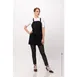 Chef Works ABN01W-BLK-0 Petite Bib Apron, 25"L x 38"W, Neck Strap, Black, 65/35 Poly/Cotton 1 image