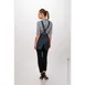 Chef Works ABN01W-BLU-0 Bib Apron, 25"L x 38"W, Adjustable Neck Strap, Poly/Cotton, Blue 2 image