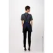 Chef Works ABN01W-DNA-0 Bib Apron, 25"L x 38"W, Dark Navy, Adjustable Neck Strap, Poly/Cotton 2 image