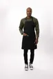 Chef Works ABN05-BLK-0 Brio Bib Apron, 34"L x 33"W, Adjustable Neck Strap, Black, 65/35 Poly/Cotton 1 image