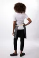 Chef Works ABN06-IBW-0 Bib Apron, 31-1/2"L x 32-1/2"W, 2 Pockets, Adjustable Neck, Cotton, Stone Blue 2 image