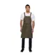 Chef Works ABX01-BTP-0 Bib Apron, 34"L x 30"W, Cross‑Back Ties, 75/25 Cotton/Poly Denim, Blue/Taupe 1 image