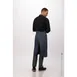 Chef Works ACN01-BLU-0 Bib Apron, 40"L x 43"W, Elastic Neck Strap, Pocket, Blue, 65/35 Poly/Cotton 2 image