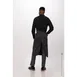 Chef Works ACN01-CHR-0 Bib Apron, 40"L x 43"W, Elastic Neck Strap, Pocket, Charcoal, 65/35 PolyCot 2 image