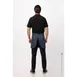 Chef Works AHN05-BLU-0 Largo Half Bistro Apron, 16"L x 38"W, Blue, Poly/Cotton, Hip Patch Pockets 2 image