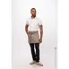 Chef Works AHN07-TAU-0 Seattle Half Bistro Waist Apron, 16"L x 38"W, 4 Pockets, Taupe, 65/35 Poly/Cotton 1 image