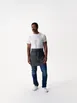 Chef Works AHN10-BLN-0 - 36" Waist Apron, 22" Wide, 100% Cotton, Black, Metal D-Ring - 1/Case 1 image
