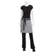 Chef Works AHWPT002-BLK-0 Waist Apron, 19"L x 31", Front Pockets, 83/17 Cotton/Poly Denim, Black 1 image