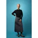 Chef Works AIN02-LTG-0 Waist Apron, 31-1/2"L x 40"W, Light Gray, Poly/Cotton, 3 Pockets 1 image